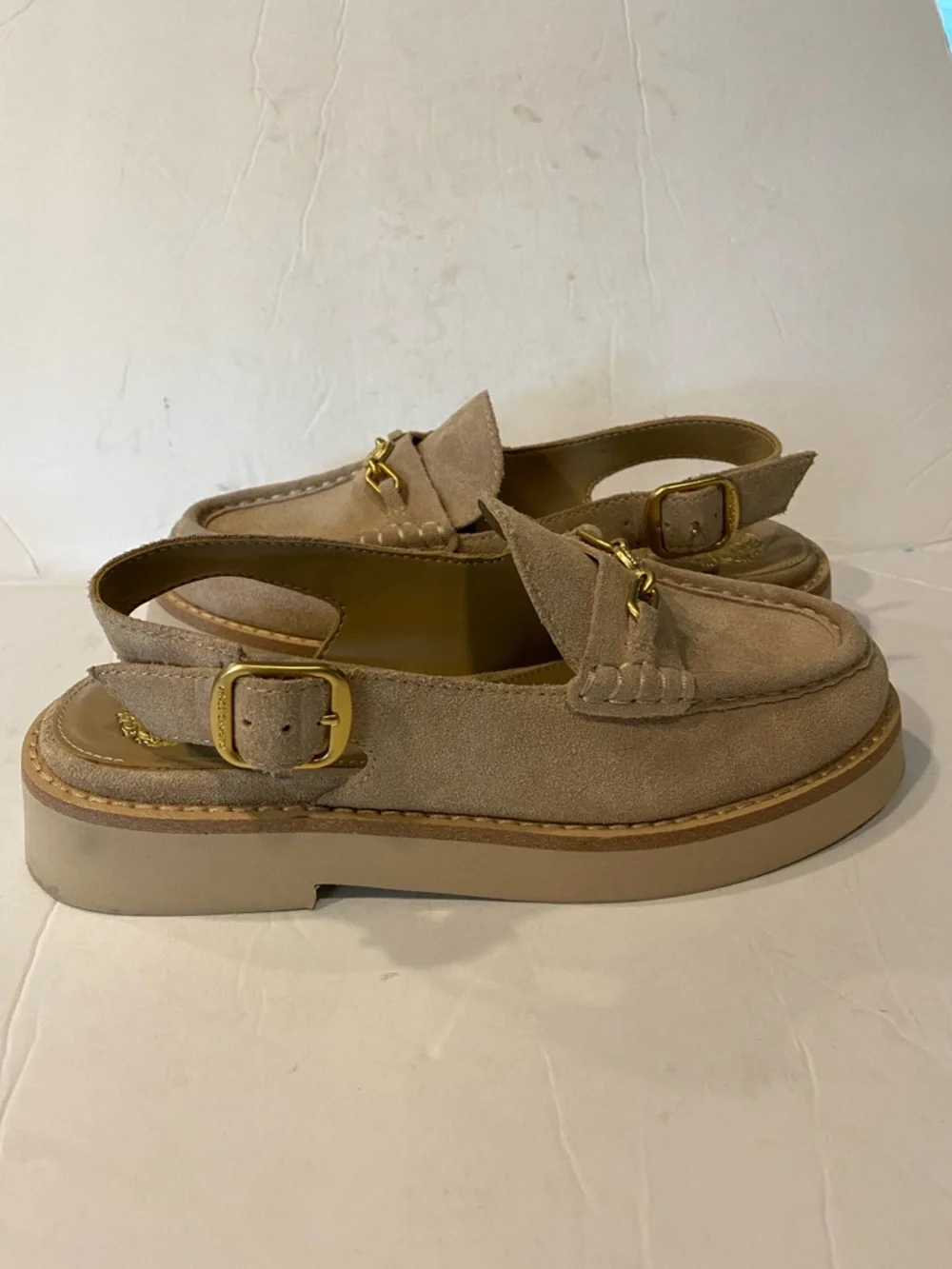 Vince Camuto Tan Suede Torrie Loafer